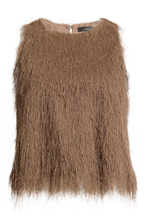 Kula Furry Sleeveless Top