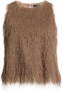 DELUC Kula Furry Sleeveless Top