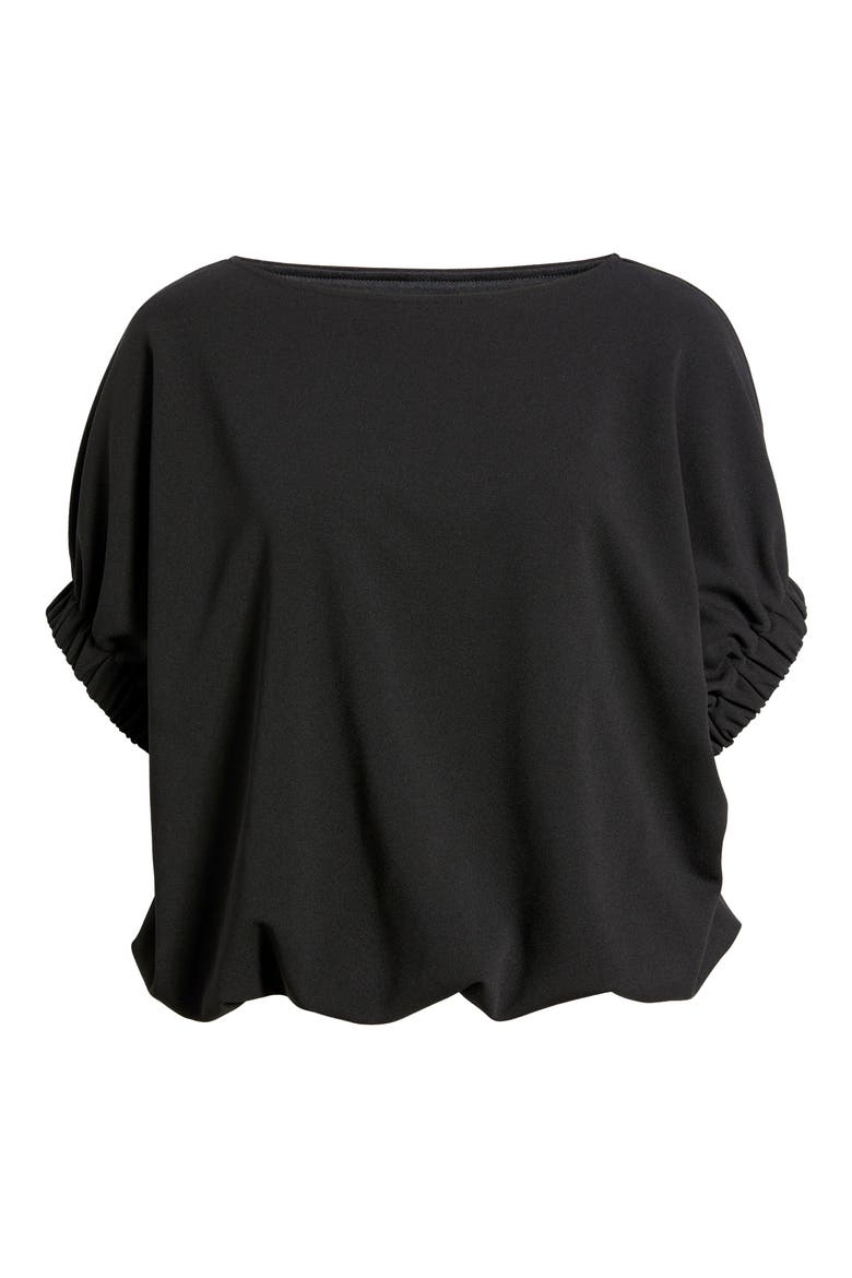 Boat Neck Dolman Sleeve Top, Alternate, color, ANNE BLACK