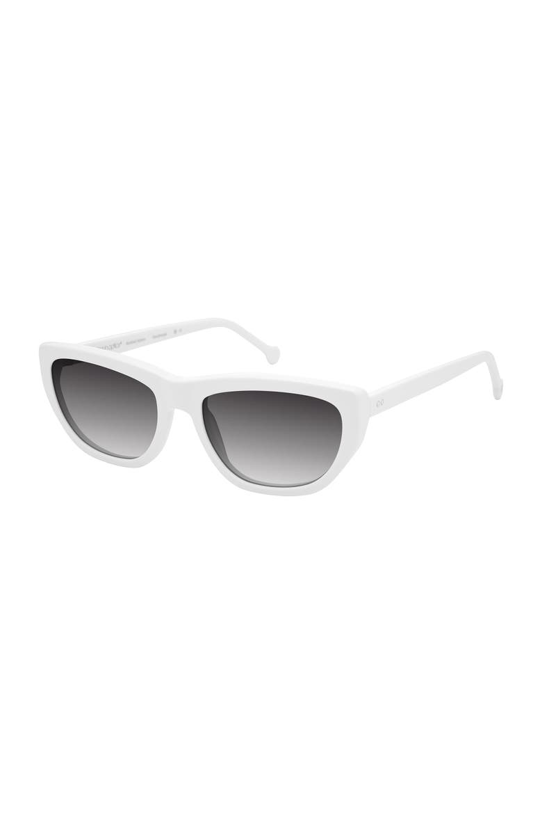 Arlo Sunglasses, Main, color, White
