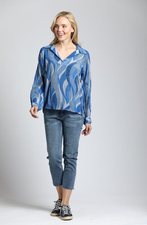 Apny Raw Hem Mid Rise Crop Trouser Jeans In Indigo