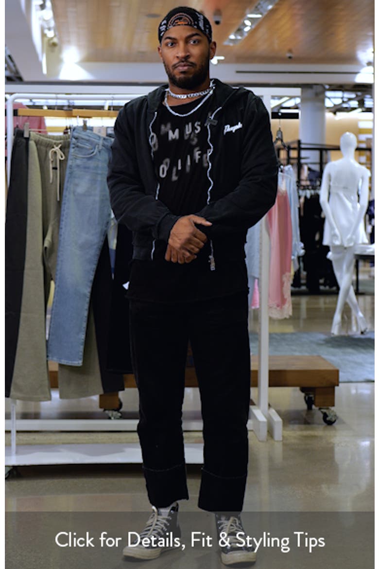 Midweight Slub Shrunken Graphic Zip Hoodie video