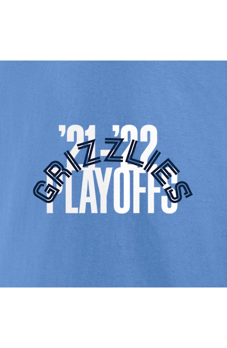FANATICS Men's Fanatics Branded Light Blue Memphis Grizzlies 2022 NBA Playoffs Dunk T-Shirt, Alternate, color, 
