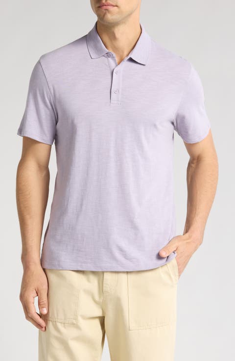 Short Sleeve Slub Polo