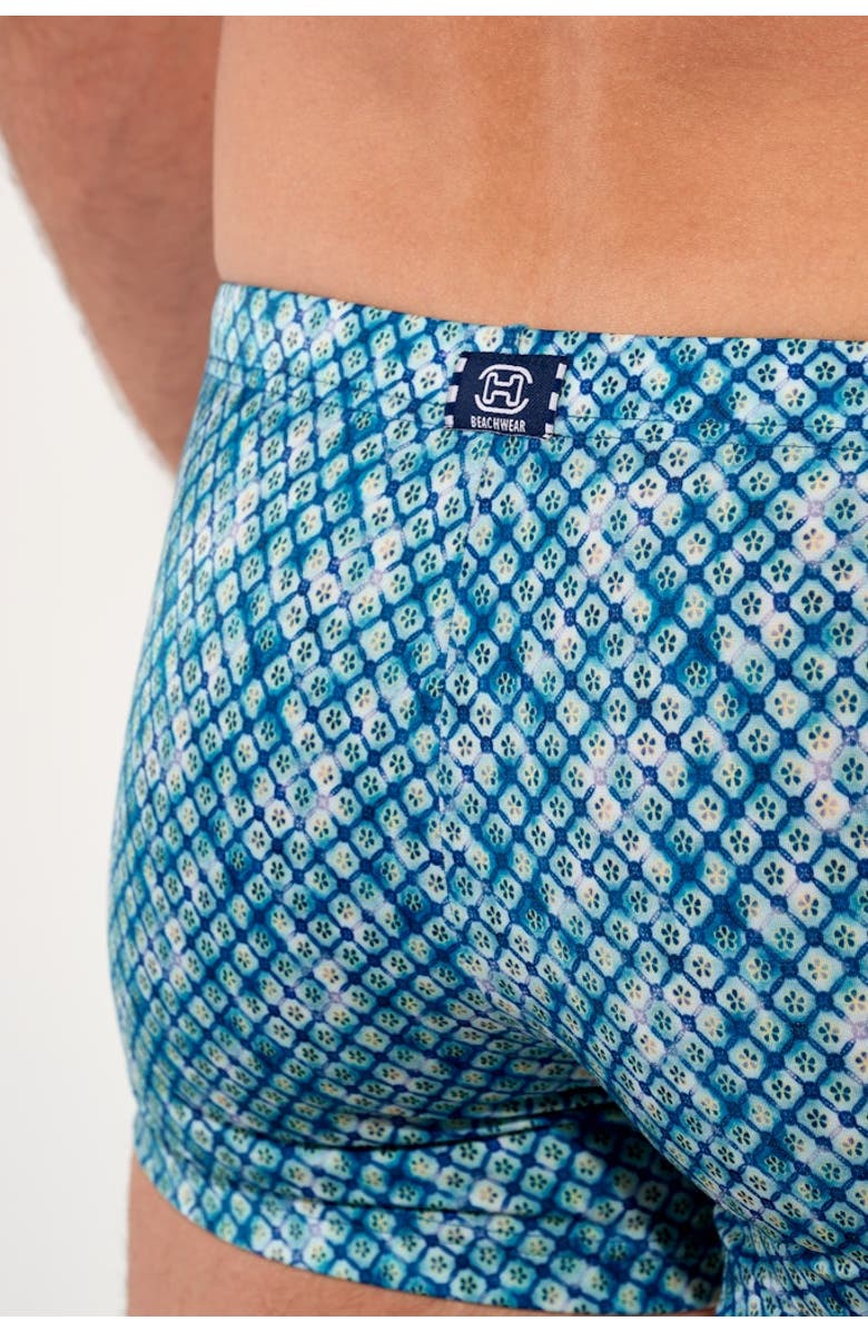 HOM Camaiore Swim Shorts, Alternate, color, Blue Print