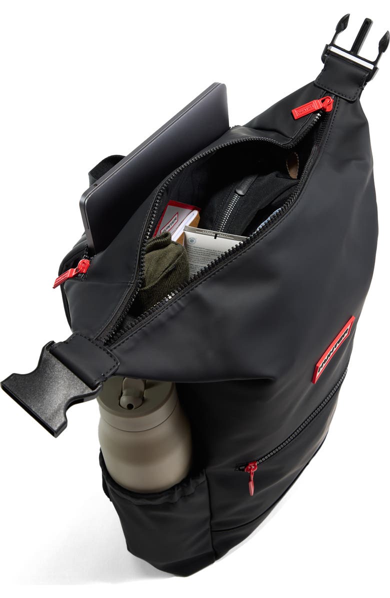 Hunter Top Clip Backpack, Alternate, color, Black