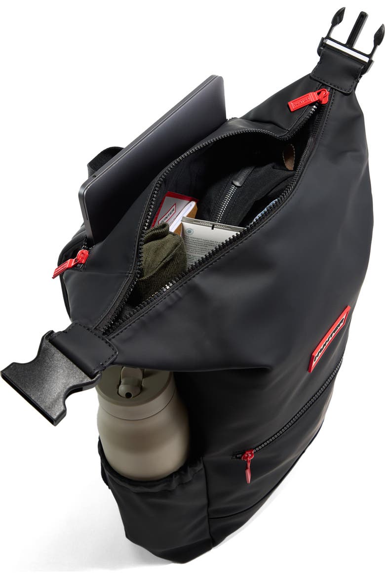 hunter original nylon mini top clip backpack Kids Renfrew Borg Sherpa in Black (38cm) This sleek piece sports a dual top closure Pioneer Backpack Hunter Mini Clip