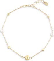 ARGENTO VIVO Freshwater Pearl Ball Cluster Line Bracelet