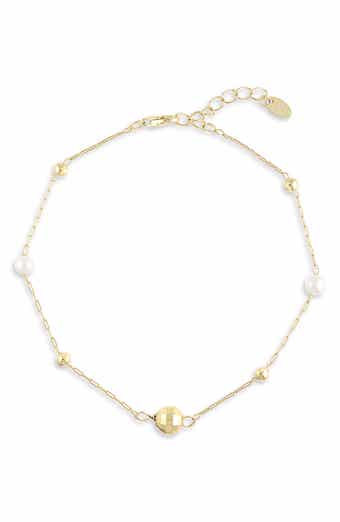ARGENTO VIVO Freshwater Pearl Ball Cluster Line Bracelet