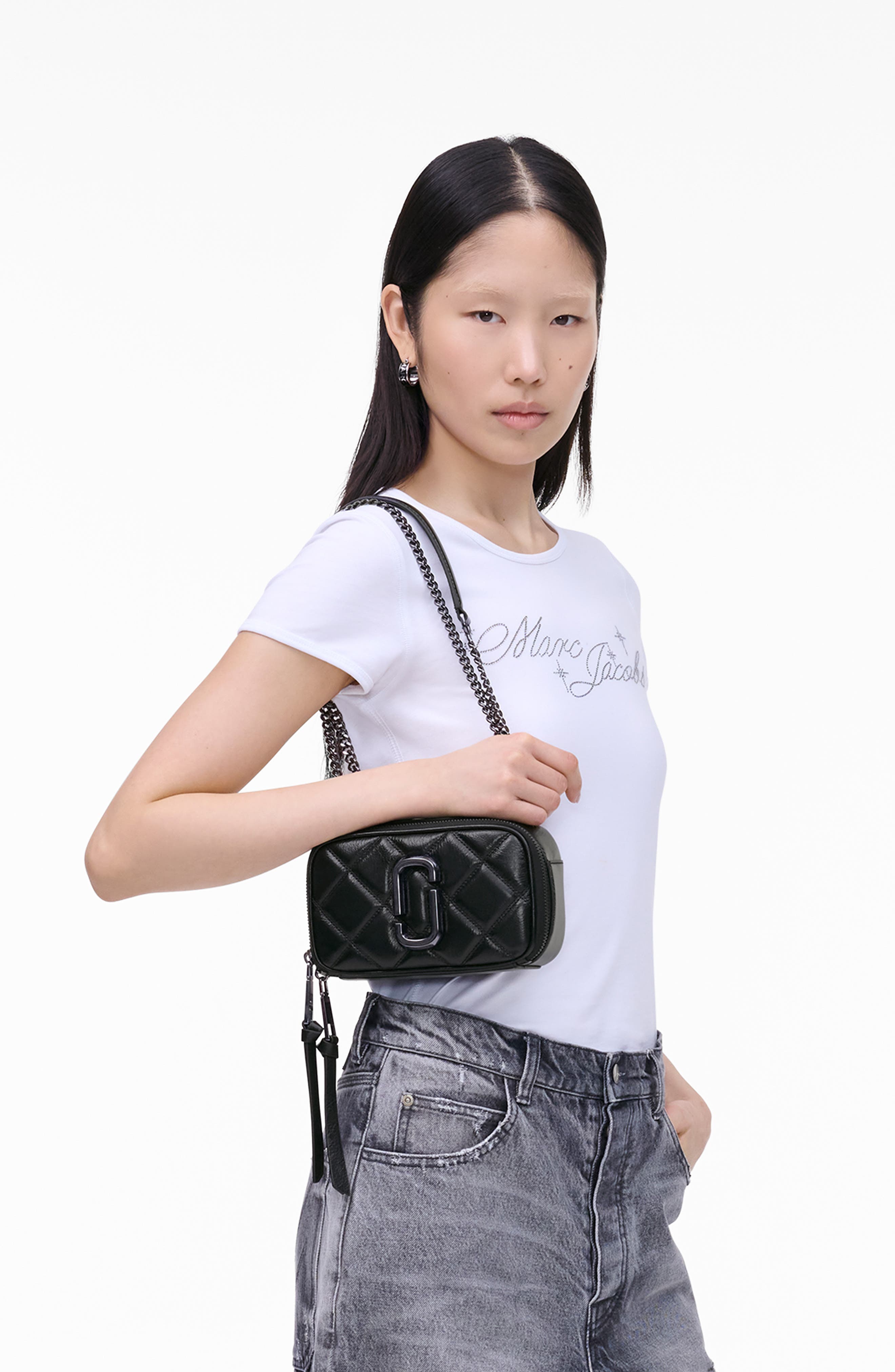 Marc Jacobs The Quilted Softshot Bag, Alternate, color, 