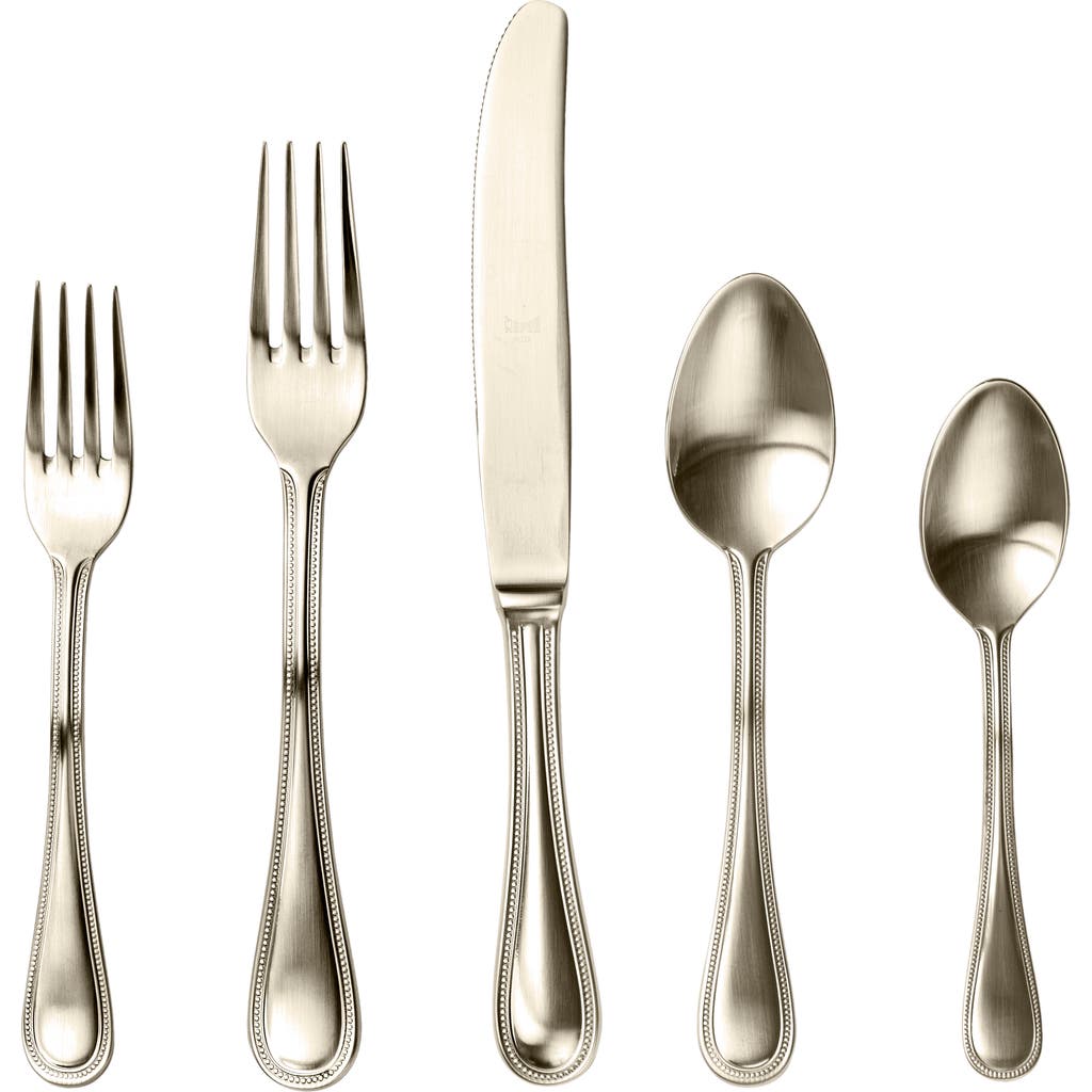 Mepra Perla Flatware Set In Gray
