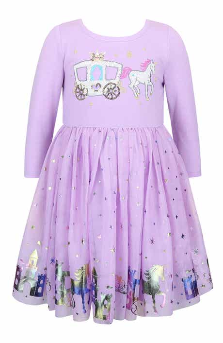 Kids' Princess Long Sleeve Tutu Dress