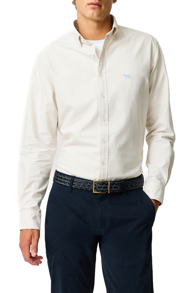 Oxford Sports Fit Shirt, Main, color, NATURAL