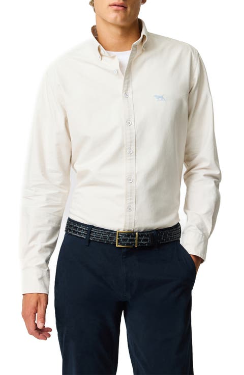 North Island Solid Button-Down Shirt