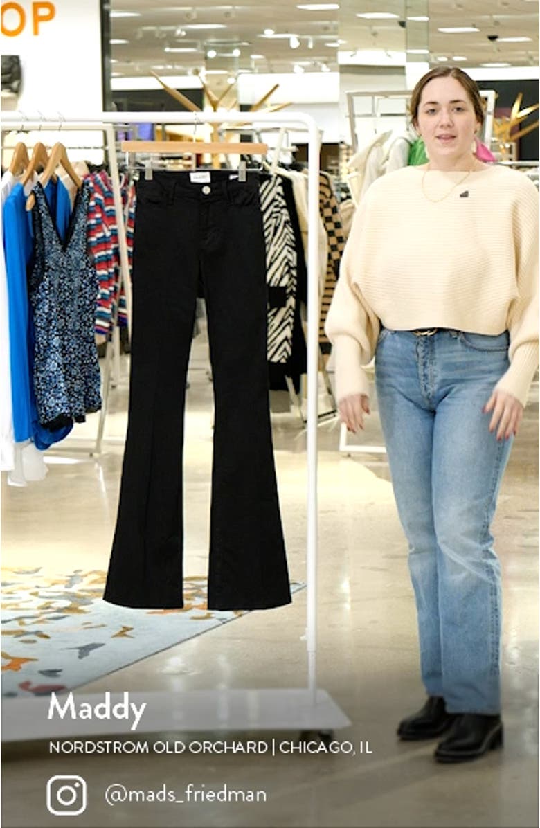 Le High Waist Flare Jeans, sales video thumbnail