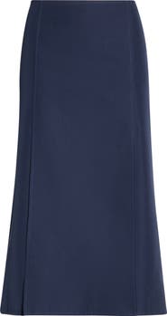 Marni Flared Techno Wool Blend Skirt