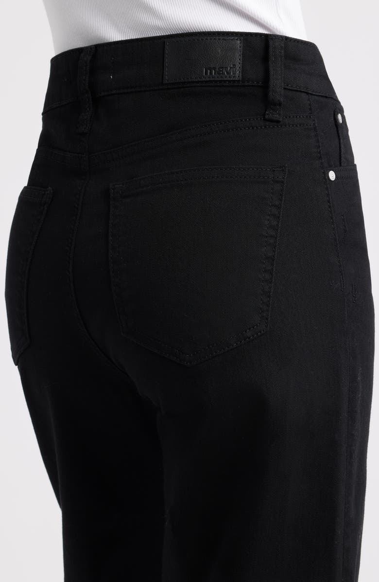 Mavi Jeans Paloma Wide Leg Jeans, Alternate, color, Black Flex Blue