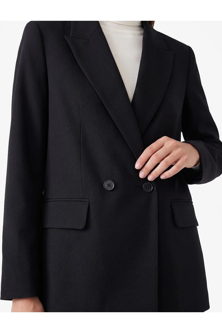 Wrap Blazer Jacket, Alternate, color, BLACK