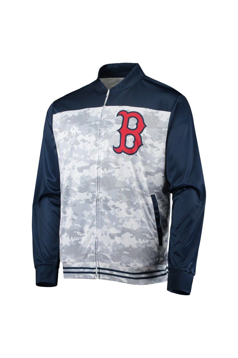 Men's Stitches Navy Boston Red Sox Camo Full-Zip Jacket, Alternate, color, Navy