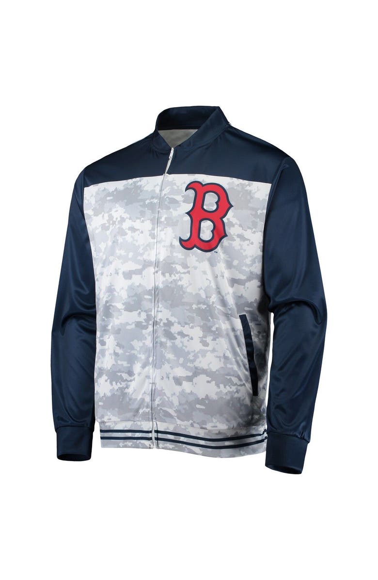 STITCHES Men's Stitches Navy Boston Red Sox Camo Full-Zip Jacket, Alternate, color, Navy