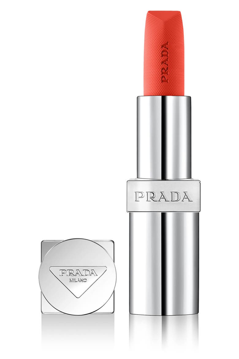 Monochrome Soft Matte Refillable Lipstick, Main, color, O176 NACARAT - Coral orange
