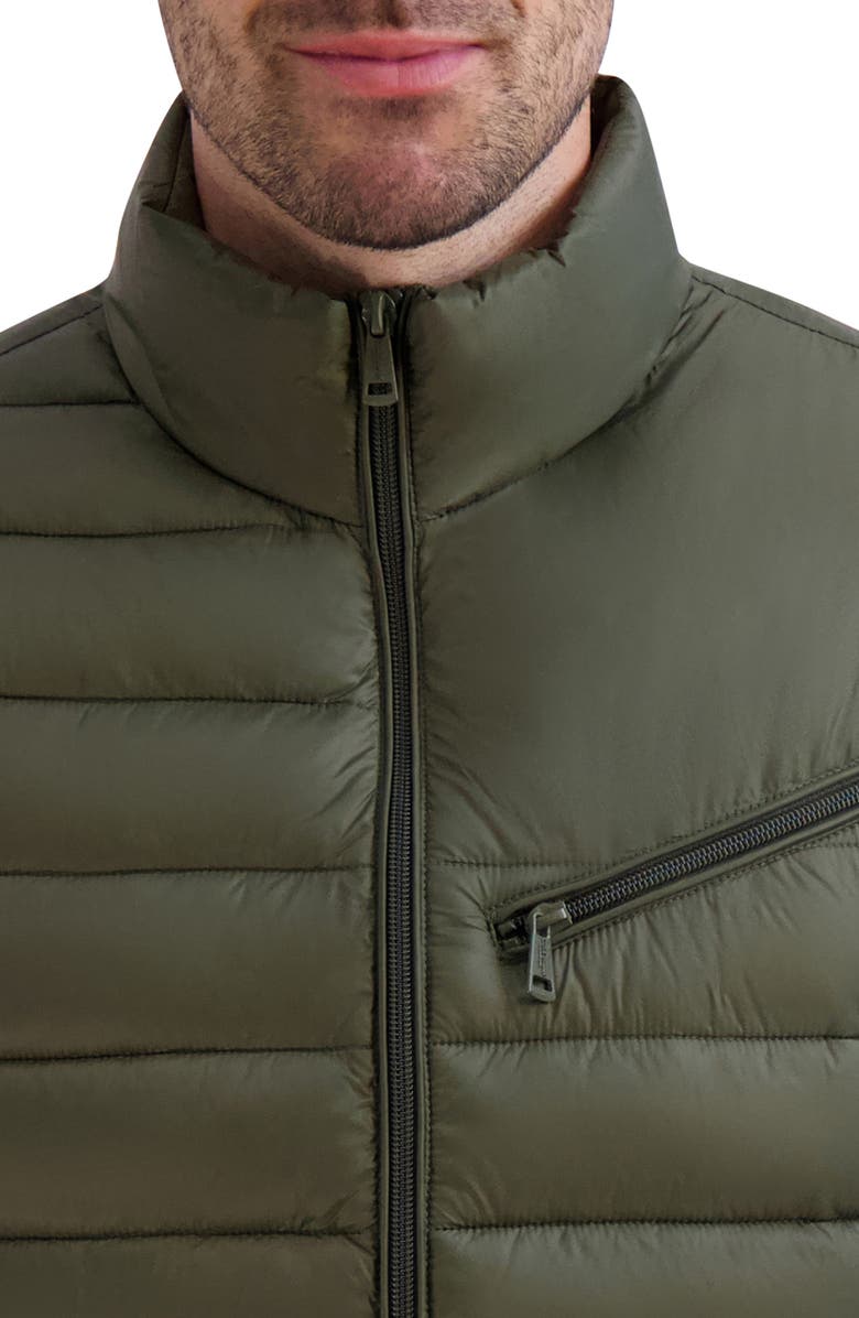Cole Haan Signature Quilted Puffer Vest, Alternate, color, Army Green