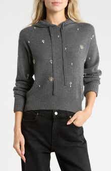 Karmen Embellished Wool & Cashmere Hoodie