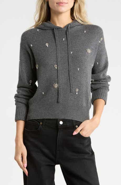 Karmen Embellished Wool & Cashmere Hoodie