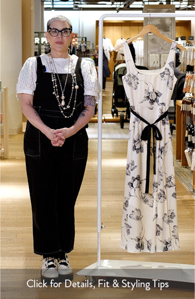 Scout Tie Waist Midi Dress, sales video thumbnail