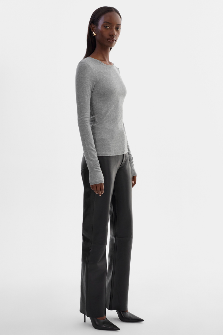 Medora | Long Sleeve Top, Alternate, color, Heather Grey