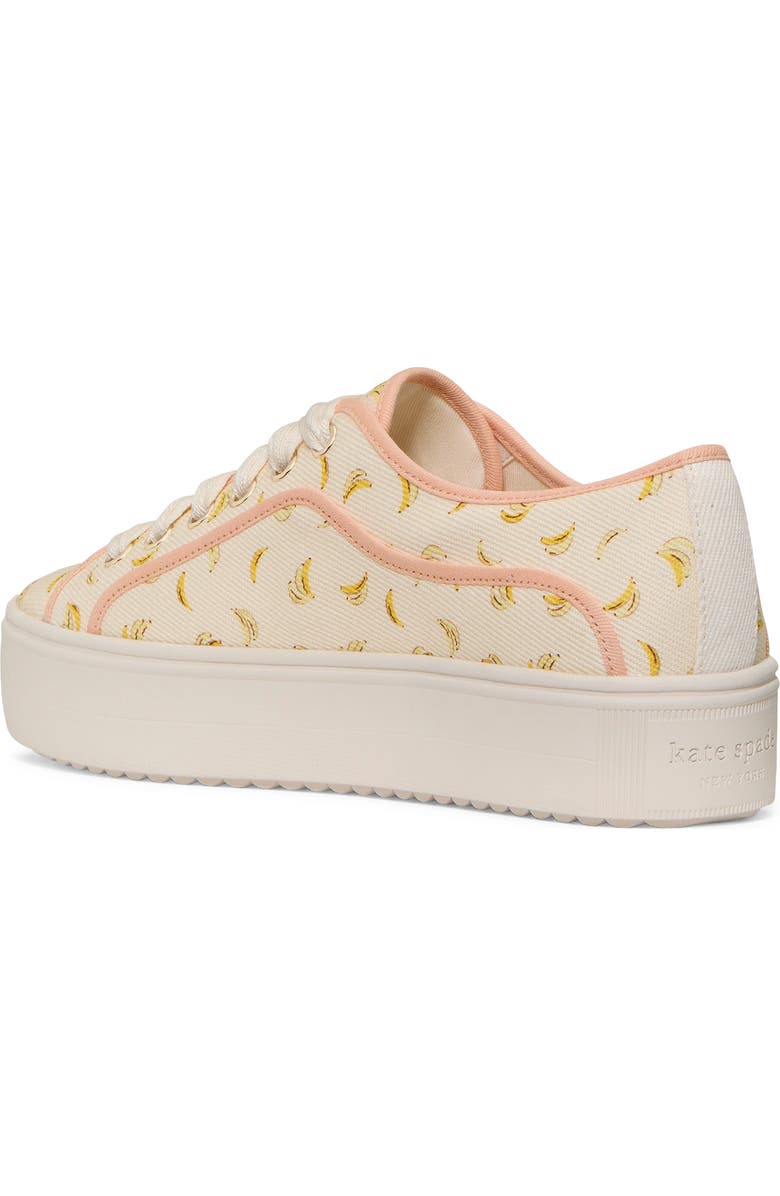 Kate Spade New York banana platform sneaker, Alternate, color,