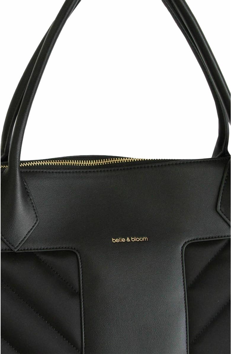 Belle & Bloom Meet Me in Paris Weekender Bag, Alternate, color, Black