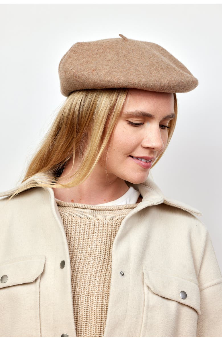 Hat Attack Classic Beret, Alternate, color, Taupe