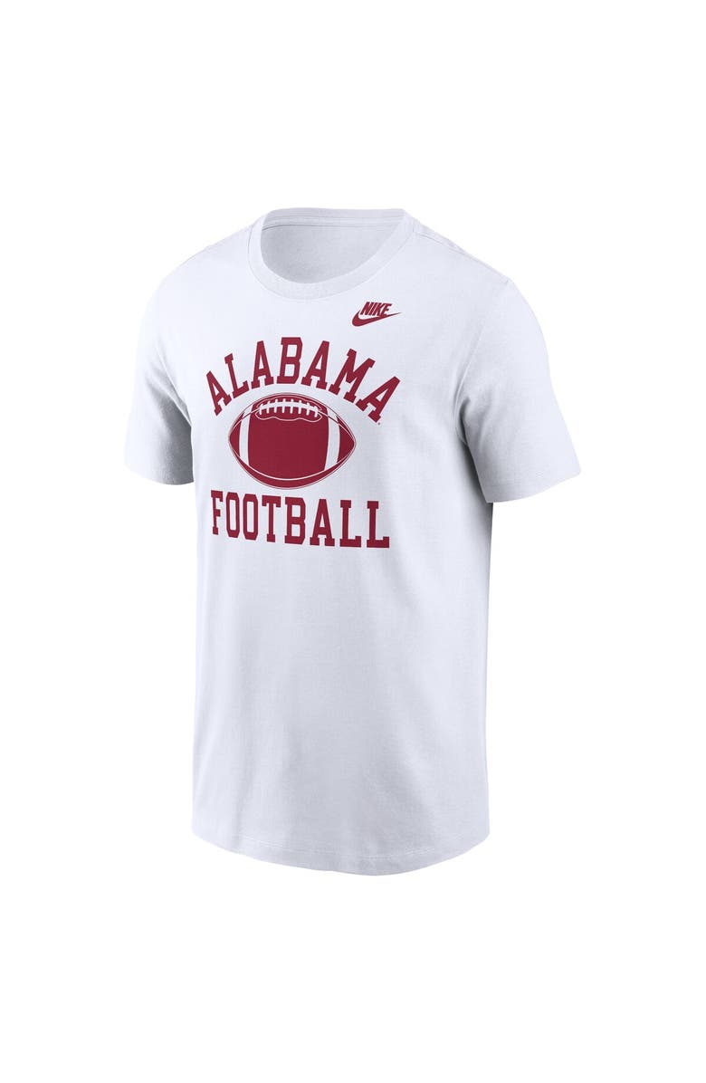 Nike Men's Nike White Alabama Crimson Tide Legacy Football Icon T-Shirt, Alternate, color, White