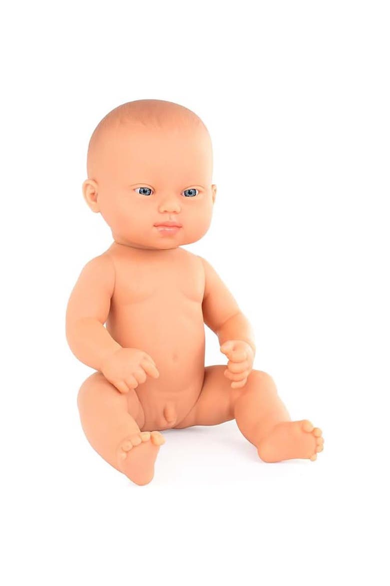 Baby Boy Doll with Down Syndrome - 12 5/8 inch, Main, color, Beige - M