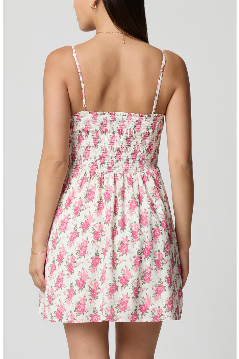 Fit & Flare Mini Sundress, Alternate, color, VINTAGE FLORAL