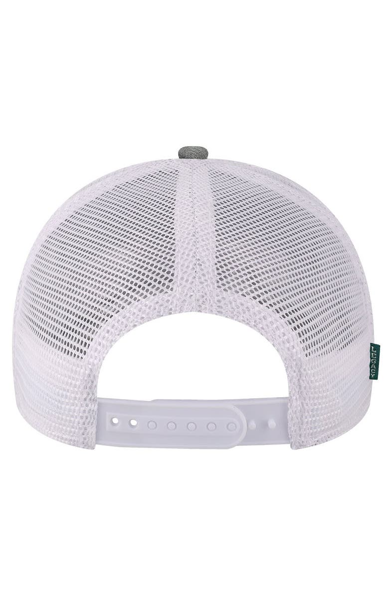 LEGACY ATHLETIC Heather Gray UConn Huskies 2023 NCAA Men's Basketball Tournament March Madness Final Four Trucker Adjustable Hat, Alternate, color,