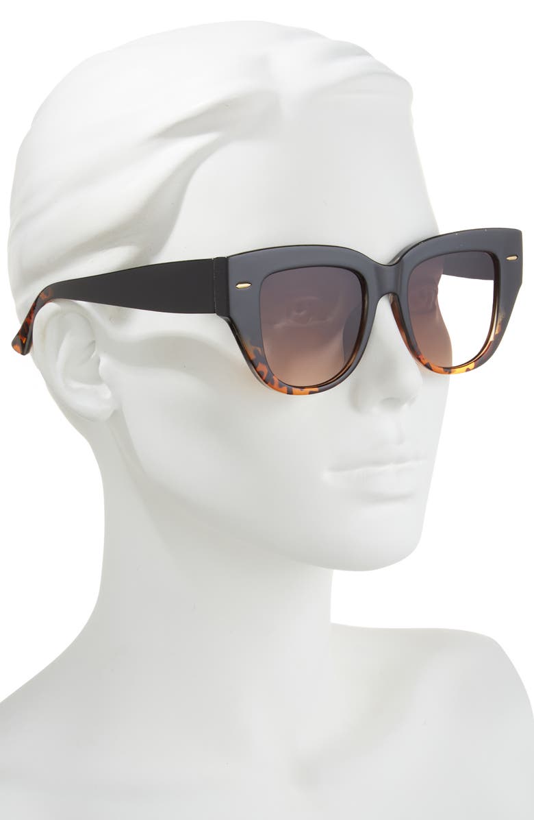 Vince Camuto Cat Eye Sunglasses, Alternate, color, Black Tortoise