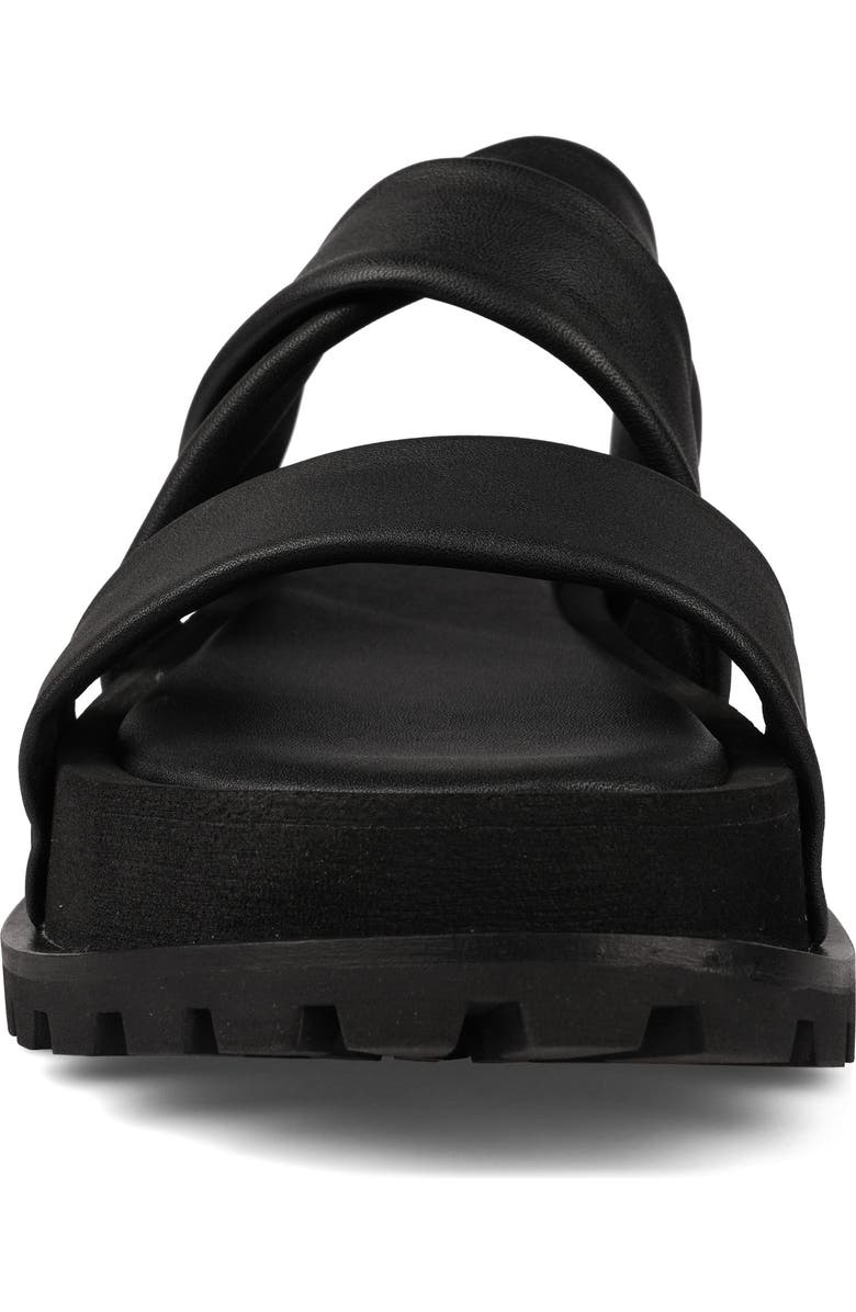 Artisan Crafted By Zigi Elixa Platform Sandal, Alternate, color, Black Leather