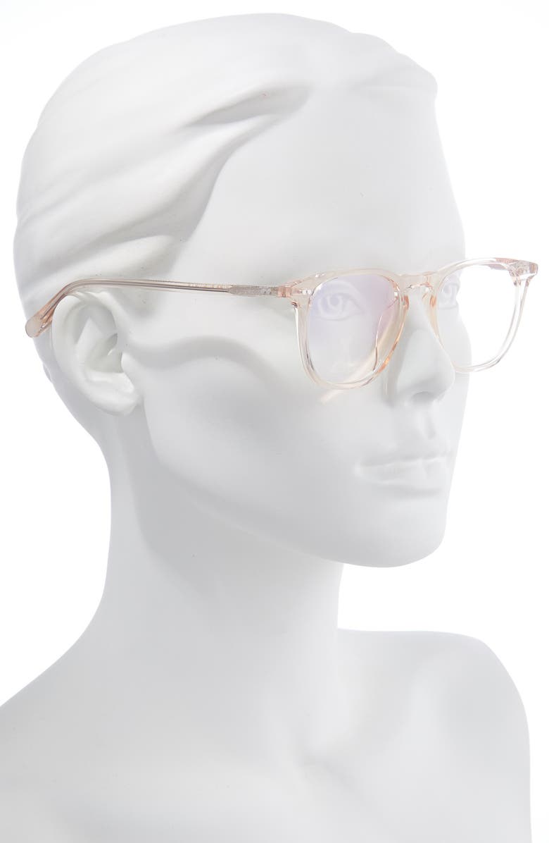 DIFF Maxwell 49mm Square Blue Light Blocking Glasses, Alternate, color, 