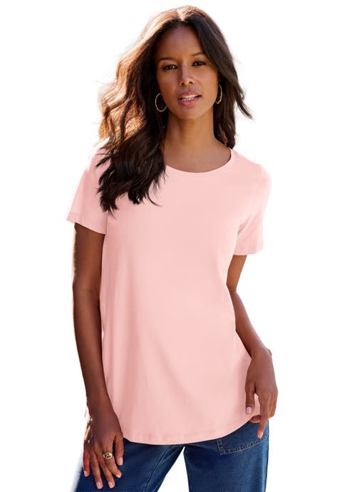 Plus Size Cotton Ultimate Crewneck Tee