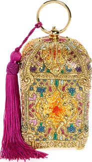 Judith Leiber Lantern Divine Crystal Embellished Clutch