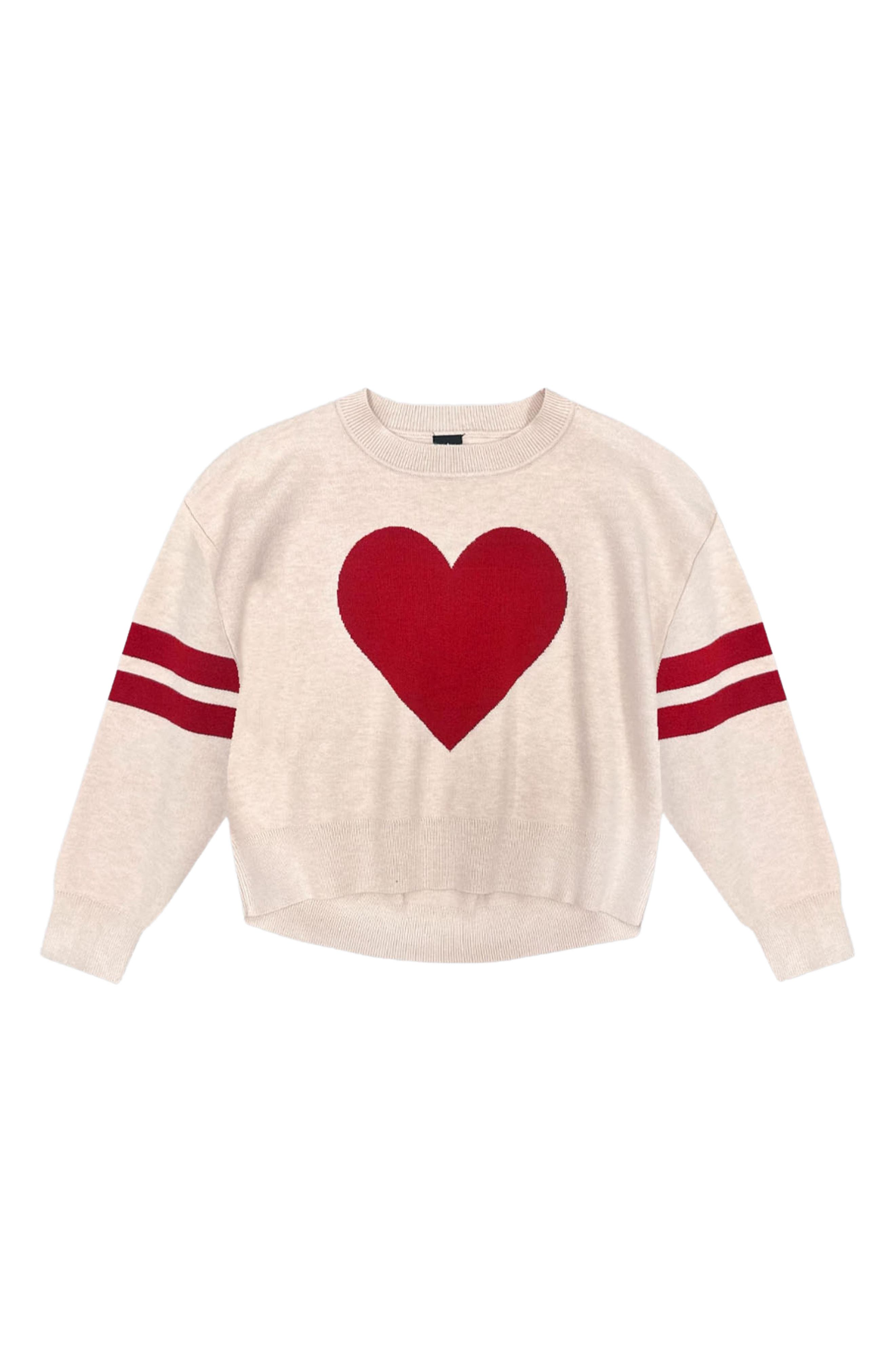 Kids' Heart Graphic Sweater