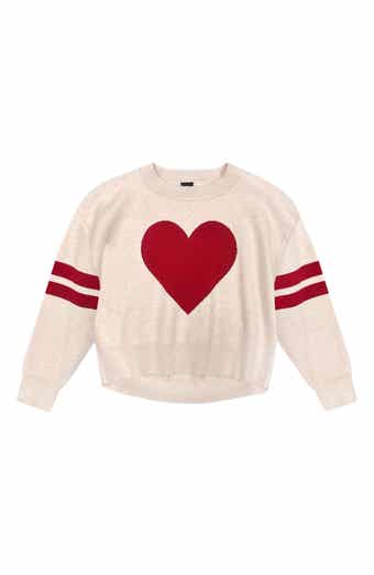 Kids' Heart Graphic Sweater