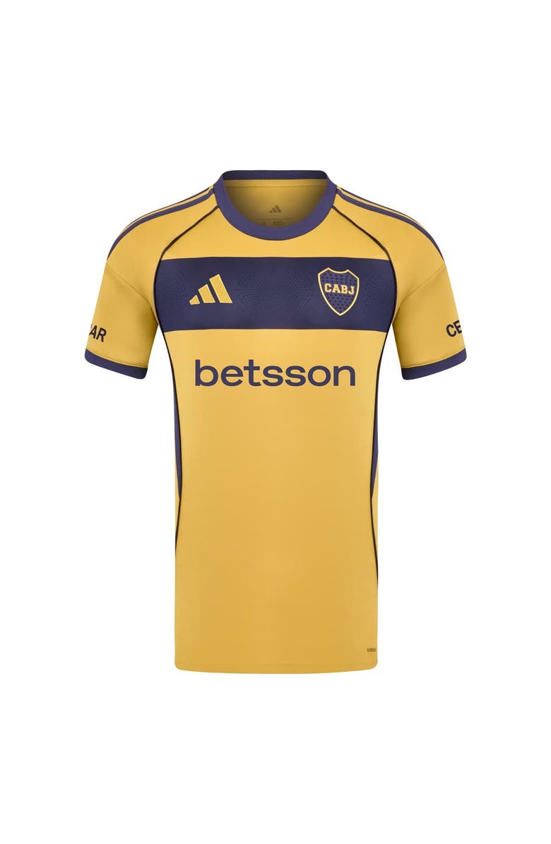 adidas Men's adidas Yellow Boca Juniors 2025/26 Away Replica Jersey, Alternate, color, Yellow