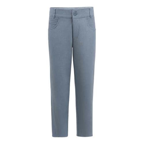 Moustache Little Boy's & Boy's Light Blue Casual Trousers In Light Blue