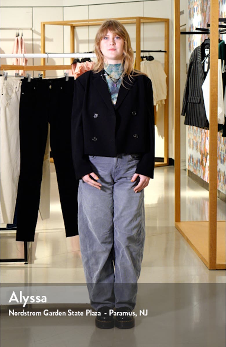 Admiral Double Breasted Crop Blazer, sales video thumbnail