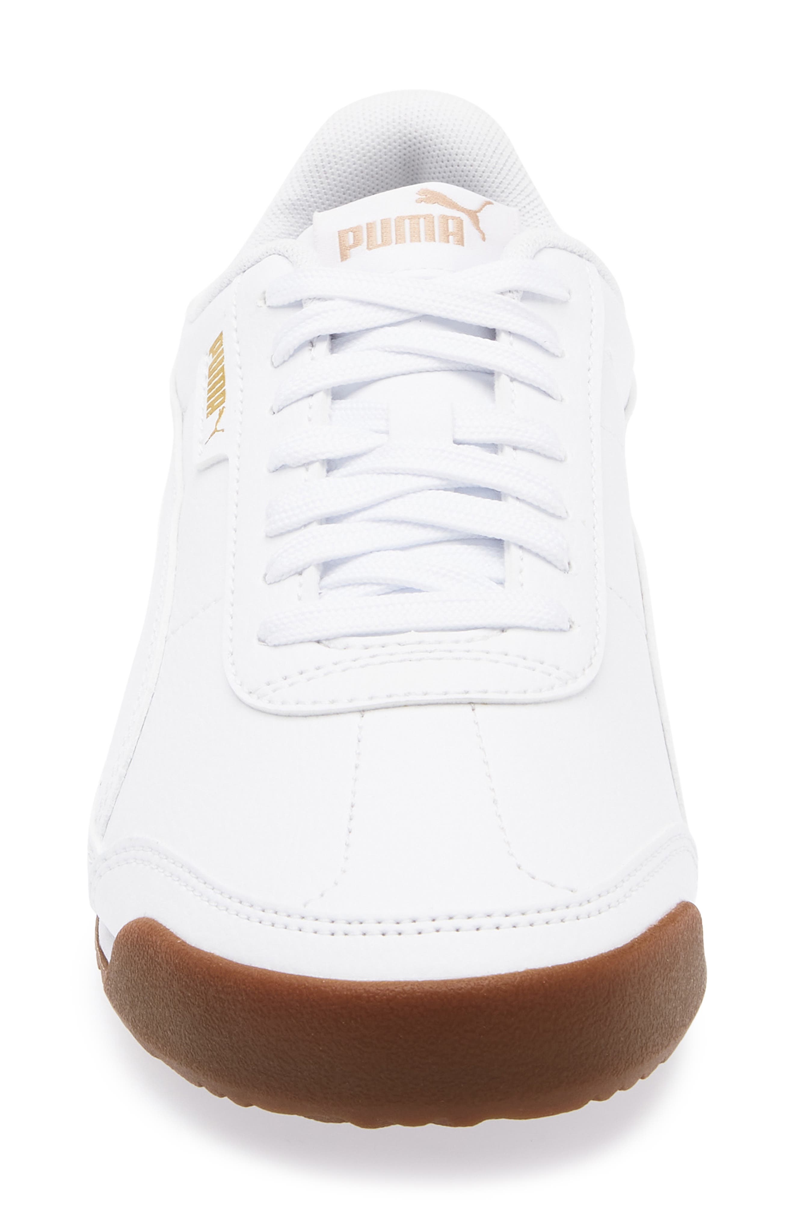 PUMA Turino II Sneaker, Alternate, color, Puma White/ Puma White/ Gold