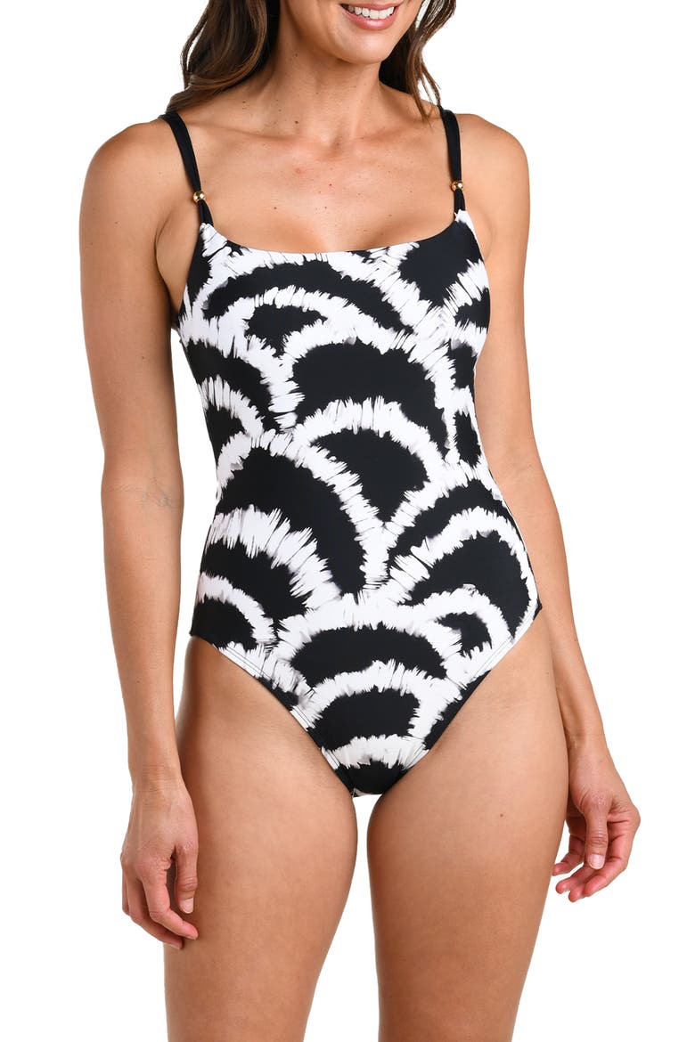 Shadows Lingerie One-Piece Swimsuit, Main, color, BLACK