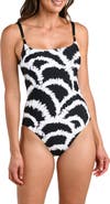 La Blanca Shadows Lingerie One-Piece Swimsuit